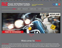 Tablet Screenshot of faazintl.com